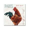 thumbnail image 2 of Trademark Fine Art "Dans la Ferme Rooster II" Canvas Art by Jennifer Redstreake, 2 of 4