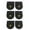 3 Paires, variant on Rubber Pad for Shoes, Glue on Heels Pads Potector Replacement Tips, DIY Shoes Repair Supplies e