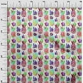 thumbnail image 3 of oneOone Tissu Jersey Coton Rose Ananas Matériel de Robe Tissu Imprimé Tissu au Mètre 58 Pouces de Large, 3 of 4