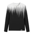 thumbnail image 5 of Pompotops Hauts Amples à Col Rond pour Femmes T-Shirts Imprimés Décontractés Blouse à Manches Longues en Solde, 5 of 5