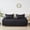 Black, variant on Smuge 3‑Piece Daybed Cover Set, 39" x 75" Solid Color Double Sided Quilted Daybed Bedding Set with 2 Matching Pillow Shams, White