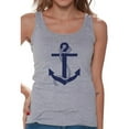 thumbnail image 1 of Awkward Styles Anchor Tank Top for Ladies Marine Themed Party Cute Gifts for Wife Anchor Clothes for Mom Anchor Tank Top for Women Sea Tank Top for Girls Sea Lovers Gifts Anchor T Shirts, 1 of 4