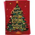 thumbnail image 1 of Tarjeta de Navidad Bestmelo para Sobrina 20x13,5 cm Doble Faz, 1 of 6