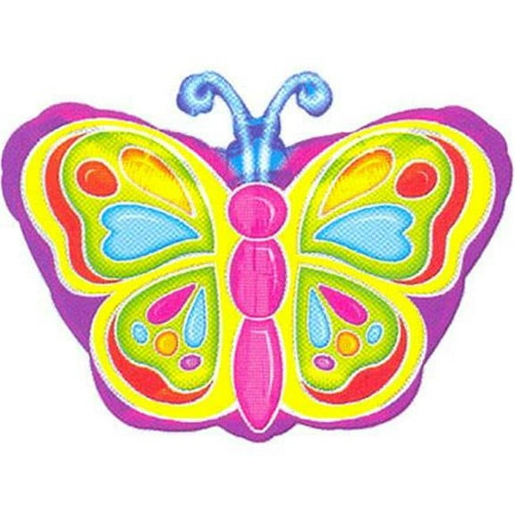 Anagram Bright and Colorful Summertime Butterfly 18" Foil Balloon