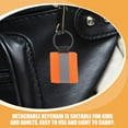 thumbnail image 4 of LOLIPPYY 6-Pack Orange Reflective Keychain Bag Charms with Quick Installation Reflective Accessories, 4 of 8