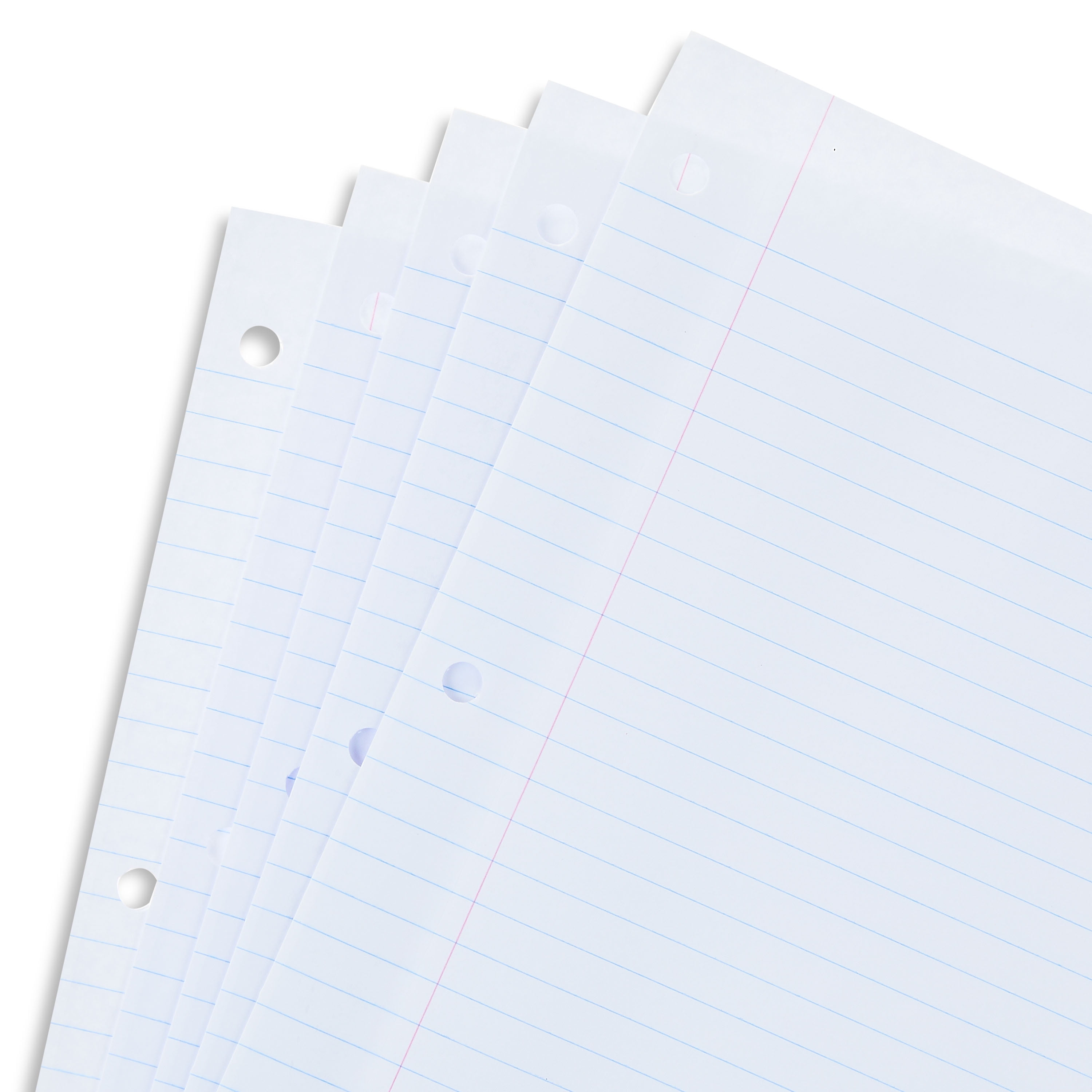 (2 pack) Pen+Gear Wide Ruled Reinforced Filler Paper, 8" x 10.5", 100 Sheets