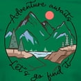 thumbnail image 3 of CafePress - Adventure Awaits Let'S Go Find It T Shirt - Women's Traditional Fit Dark T-Shirt, 3 of 4