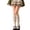 Khaki, variant on Daznico Women's Knit Knee High Socks Semi Opaque Stretch Soft Breathable Daily Dress Matching Mid Calf Stockings