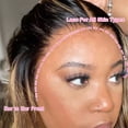 thumbnail image 3 of 1B/27 Straight 13x4 Lace Frontal Wig Human Hair Pre Plucked Ombre Blonde Colored Lace Front Wigs, 3 of 7