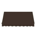 thumbnail image 2 of Awntech 5.375 ft Santa Fe Fixed Awning Acrylic Fabric, Brown, 2 of 2