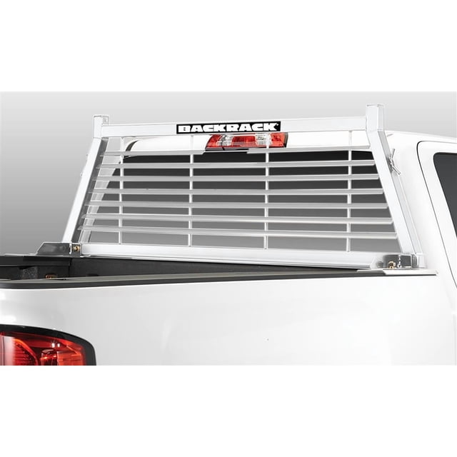 BackRack Support de Tête 12800W Cadre à Persiennes Seulement; Revêtement en Poudre; Blanc; Acier; avec Crochets d'Attache; Kit d'Installation Nécessite