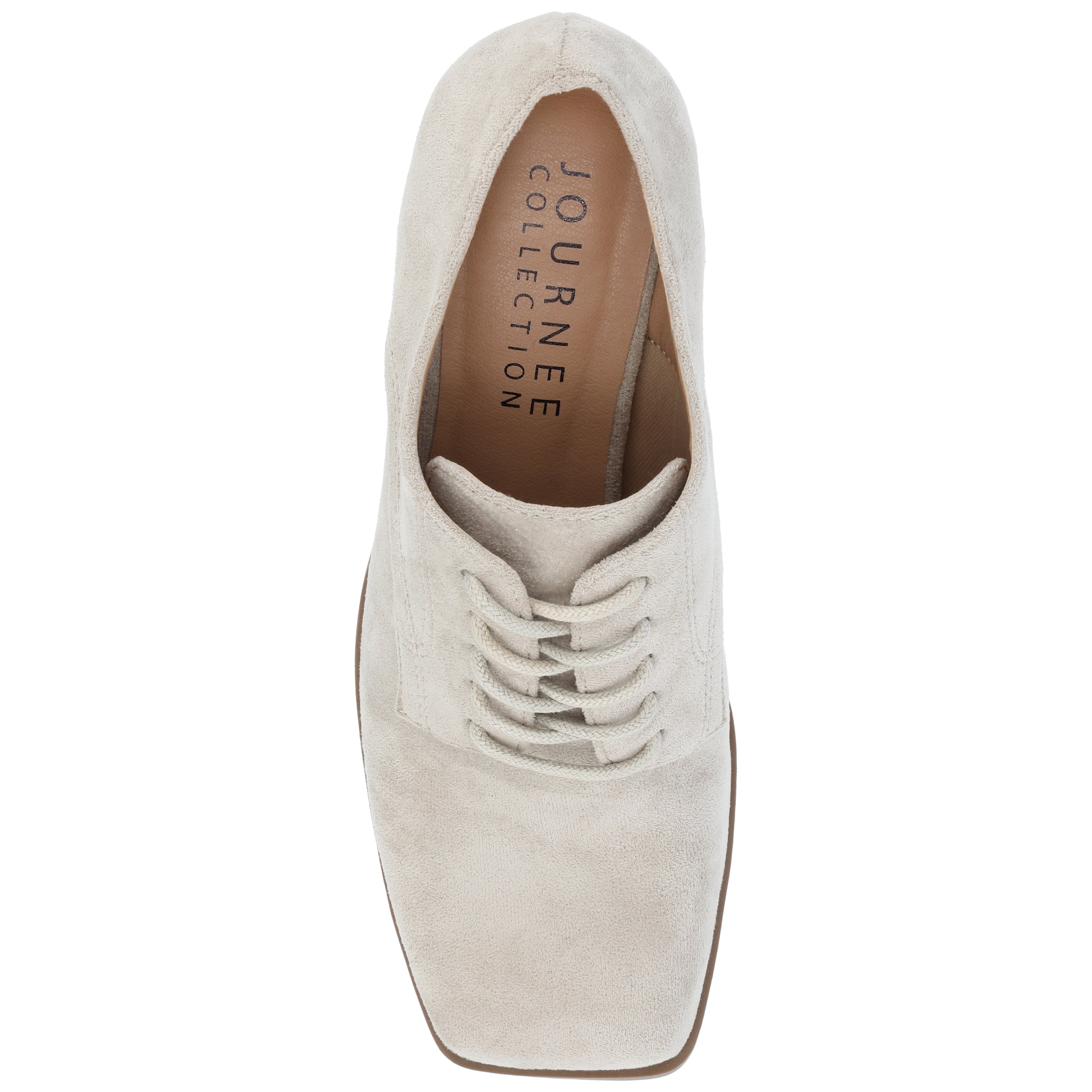 Journee Womens Sylvan Lace Up Square Toe Pumps