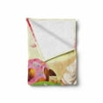 thumbnail image 2 of Modern Soft Flannel Fleece Throw Blanket, Yummy Donuts Land Cupcakes Ice Cream Cotton Candy Clouds Kids Nursery Design, Cozy Plush for Indoor and Outdoor Use, 60" x 80", Multicolor, by Ambesonne, 2 of 6