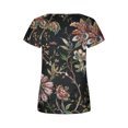 thumbnail image 4 of Hauts à Manches 3/4 pour Femmes Mode T-Shirt Imprimé Mi-Longueur Blouse à Manches 3/4 Col Rond Hauts Décontractés T-Shirts pour Femmes Mode T-Shirts à Manches 3/4 pour Femmes, 4 of 8