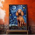 thumbnail image 2 of Sussex Spaniel Paintings Canvas for Wall Decorations - Paintings Starry Night Van Gogh Bedroom Wall Art Abstract Wall Large Canvas Wall Art for Living Room 24x36inch, 11x17inch, 2 of 4