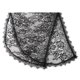 thumbnail image 1 of Floral Lace Veils for Head Covering Latin Mass Mantilla Veils Short Scarf for Bridal Women Black Catholic Veil for Churc, 1 of 2