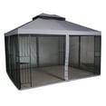 Mainstays EasyAssembly 10 x 12 Foot Outdoor Soft Top Gazebo Gray