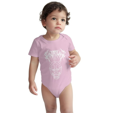 

Ghostemane Baby Onesie American Rapper Singer Toddler Baby Boys Girls Short-Sleeve Bodysuits Cotton Romper Pink 6 Months