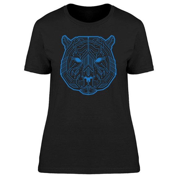 Head Of An Electronic Tiger Tee Men's -Image by Shutterstock