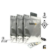 3pc 8x10 Notebook ESD/EMP 7.0mil Faraday Bags