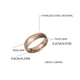 thumbnail image 5 of Anillo de acero inoxidable de 6MM, anillos de dedo electrochapados clásicos, joyería de tamaño pequeño resistente, regalo para adultos, Ropa, zapatos y accesorios Miscelánea 8 tamaño Guardurnaity AP014801-03, 5 of 6