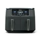 thumbnail image 1 of Reacondicionado Air Fryer Ninja AD150 Foodi, 8 cuartos de galón, 6 en 1, DualZone, negra, 1 of 7