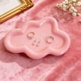 thumbnail image 6 of XINGXIANG Trinket Dish,Jewelry Tray,Ceramic Jewelry Ring Trinket Dish for Rings Earrings Necklace Organizer,Mother's Day Thanksgiving Christmas Birthday Bridesmaid Gifts(Pink Cloud), 6 of 8