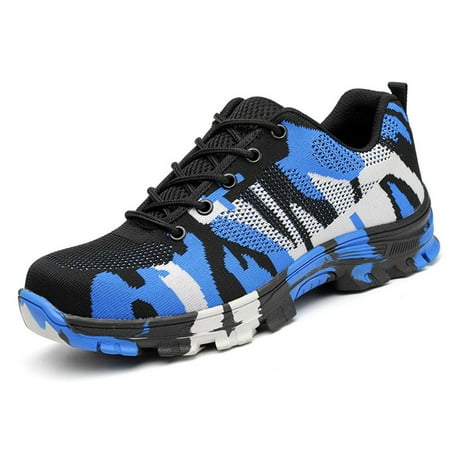 

Safety Shoes Men S Lightweight Work Shoes Anti-Smashing Fashion Unisex Sneakers with Steel Toe Cap Eu 36-48