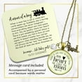 thumbnail image 2 of Mom of Son Necklace Boy Stole Heart Train Gutsy Goodness Female Adult Bronze Metal Jewelry, 2 of 8