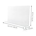 thumbnail image 2 of FUTUREORYY Splash Preventer Bath Transparent PVC Anti Splash Easy to Clean 2Pcs, 2 of 8