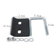 thumbnail image 2 of Universal U-Bolt Anti-Rattle Stabilizer Lock Heavy Duty Hitch Tightener Clamp Towing Damper Coupler For Trailer Truck Bike Racks ,Weatherproof Double Locking Hitch Pin, 2 of 6