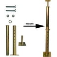 thumbnail image 7 of 19.5"-34.5" Height Range Adjustable House Floor Jacks Post Pole for Leveling, Galvanized, 4 Pack, 7 of 7