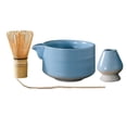 thumbnail image 3 of Juego de 4 batidores Matcha con accesorios y herramientas, juego completo de tazón de té ceremonial japonés para hacer té Azul BLESIY batidor de matcha, 3 of 8