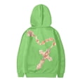 thumbnail image 6 of Girls Hoodies Fall Winter Print Loose Pullover Hoodie Top with Pocket Hoodies for Girls Size 5-6Y, 6 of 6