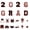 Red, variant on Graduation Decorations, Car Magnet in Red with Congrats Grad Message, Magnetic for Refrigerator and Bumper, Great for Graduation Party and Ceremony Decoration