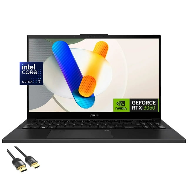 ASUS VivoBook Pro 15 OLED Creator Laptop, 15.6" FHD 400nits, Ultra 7 155H AI Boost NPU, GeForce RTX 3050, 16GB RAM, 2TB SSD, Win 11