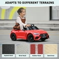 thumbnail image 6 of Jaxpety Licensed Mercedes-Benz AMG CLE53 Electric Ride on Toys with Parent Remote Control,Music and Lights,Electric Car for Kids,Red, 6 of 11