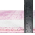 thumbnail image 4 of Jill Zarin Uptown Collection Area Rug - Yorkville (3' 1" Round Pink/Ivory), 4 of 5