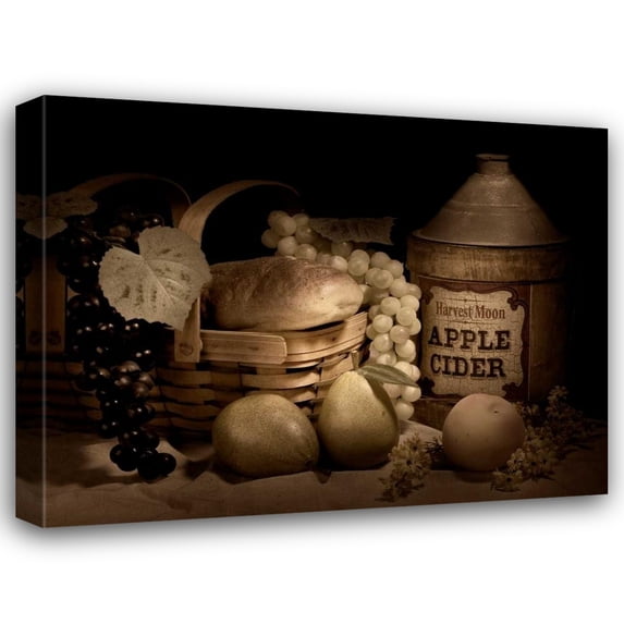 C. Thomas McNemar 18x15 Gallery Wrapped Canvas Wall Art Titled - Harvest Moon