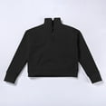 thumbnail image 5 of Girls Sweatshirt Quarter-Zip Solid Hoodies Crop Tops Oversized Hoodie for Girls Winter Clothes Girls Fashion Clothes 7-8 Years, 5 of 8