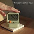 thumbnail image 1 of Mini máquina de juegos portátil retro, reloj despertador para niños, lindo reloj digital, multifunción, cuenta regresiva, reloj de mesa de escritorio, 1 of 3