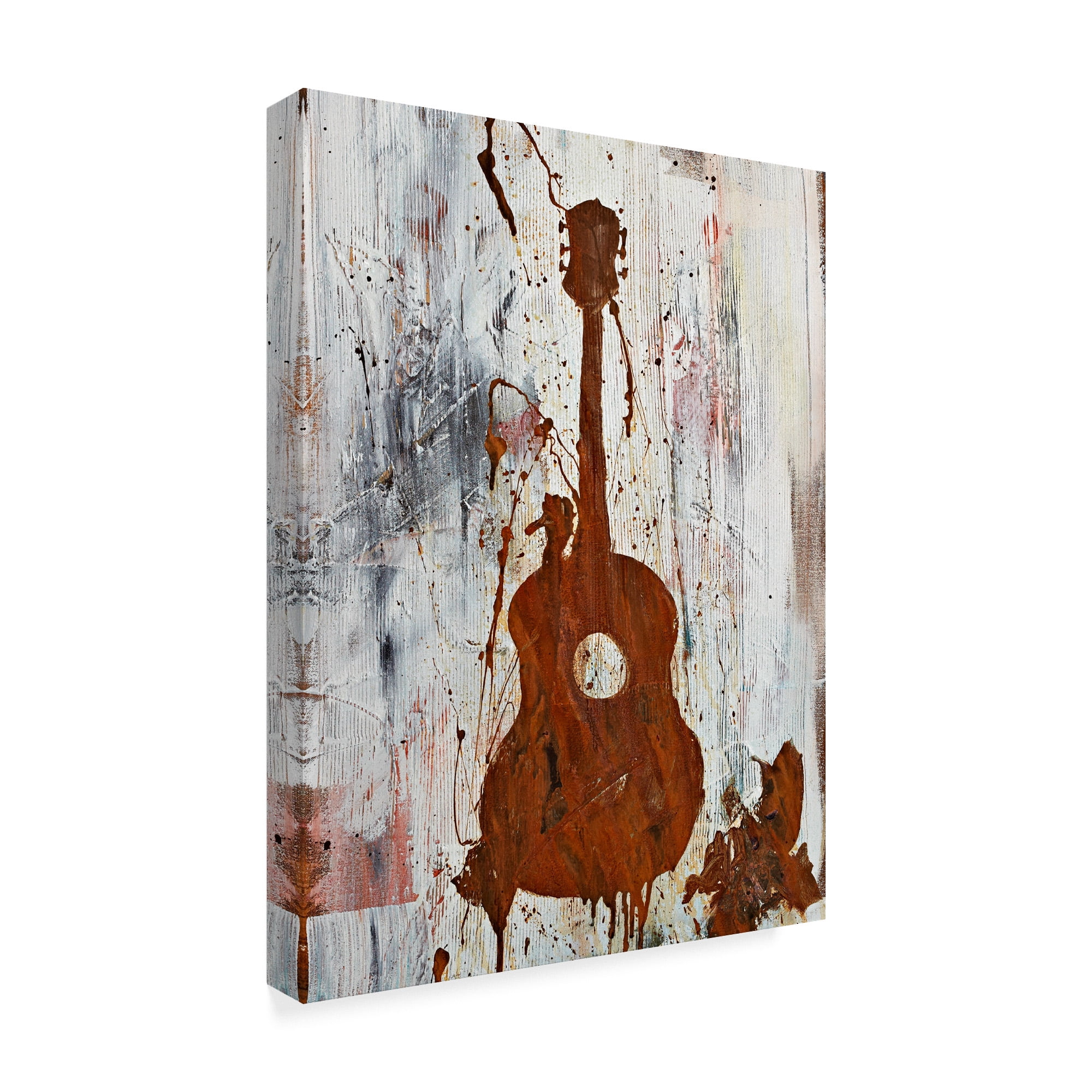 Trademark Fine Art 'Rust Guitar' Canvas Art by Kent Youngstrom