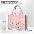 thumbnail image 3 of Large Capacity Tote Bag,Strawberry Plants Fruit Handbag Fashion Luxury Tote Bag,15.7"x13"x 5.1" Inches,Laptop Compatible, 3 of 6