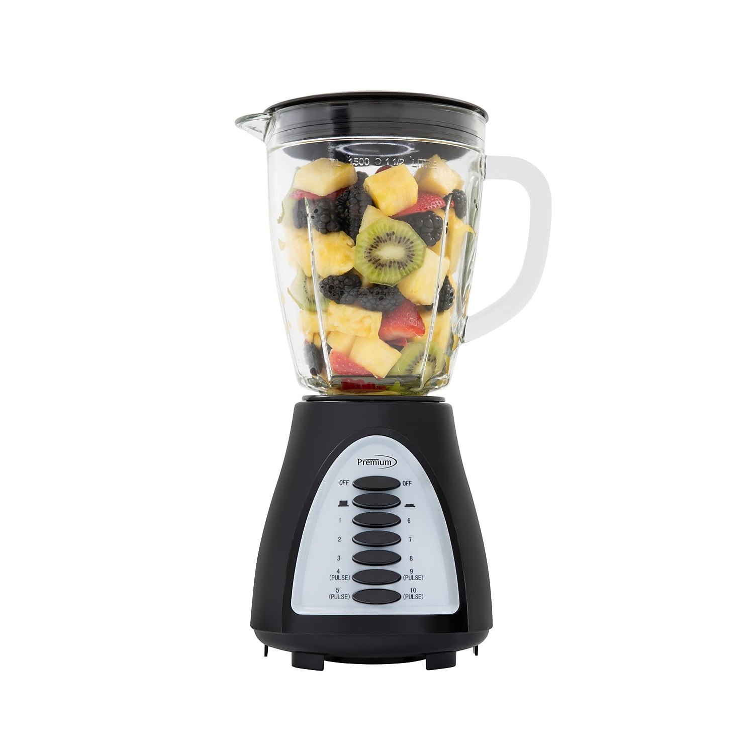Premium - Blender 1.5L Glass Jar 10 - Speed Control with Pulse Blending Options