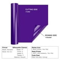 thumbnail image 3 of HTVRONT 12" x 20FT Purple Vinyl Iron on HTV T-shirt for HTVRONT & All Cutter Machine, 3 of 8