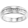 Diamond Accent Sterling Silver Band