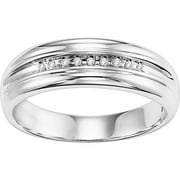 Diamond Accent Sterling Silver Band