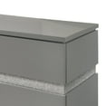 thumbnail image 3 of New Classic Furniture Paradox Glam Wood 6-Drawer Dresser in Gray, 3 of 7
