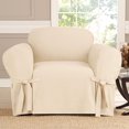 thumbnail image 3 of Sure Fit Sailcloth Armchair Slipcover, 3 of 3