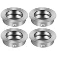thumbnail image 1 of Yardwe 4PCS 35mm Flat Stainless Steel Recessed Flush Pull Finger Insert Sliding Door Handle Cabinet Pulls Drawer, 1 of 3